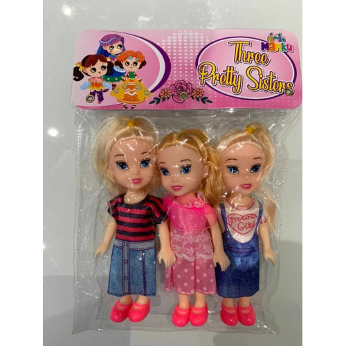 Three Pretty Sisters Doll – Fashion Gift Set (3-Pack) Three Pretty Sisters Doll – Fashion Gift Set (3-Pack)