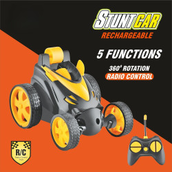 Rotating RC 360 Stunt Car – LED Lights, Sound, Off-Road Remote Control Vehicle for Kids